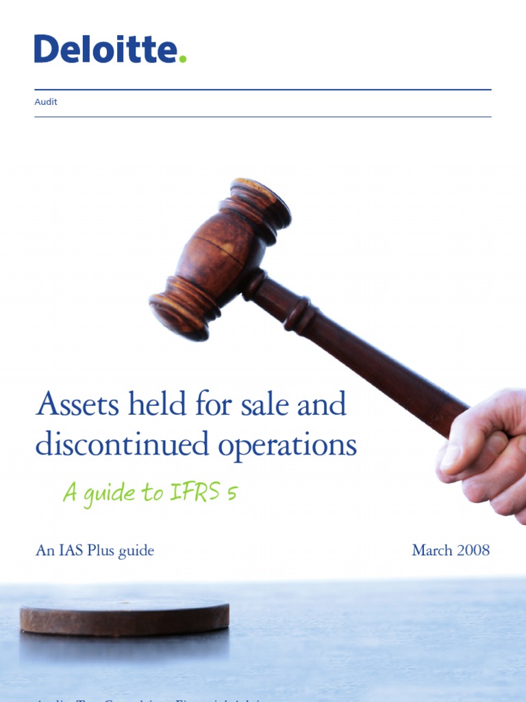Assets Held for Sale International Financial Reporting Standards