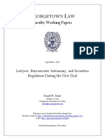 Eorgetown AW: Faculty Working Papers