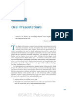 Oral Presentations: ©SAGE Publications