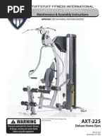 TuffStuff Classic Home Gym (AXT-225) Owner's Manual