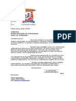 Consultora - Carta Presentación Gobierno Muni