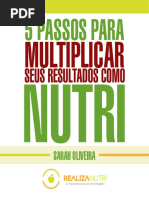5 Passos Para Multiplicar Seus Resultados Como Nutricionista Sarah Oliveira