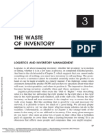Lean Six Sigma Logistics ---- (Chapter 3 - The Waste of Inventory)