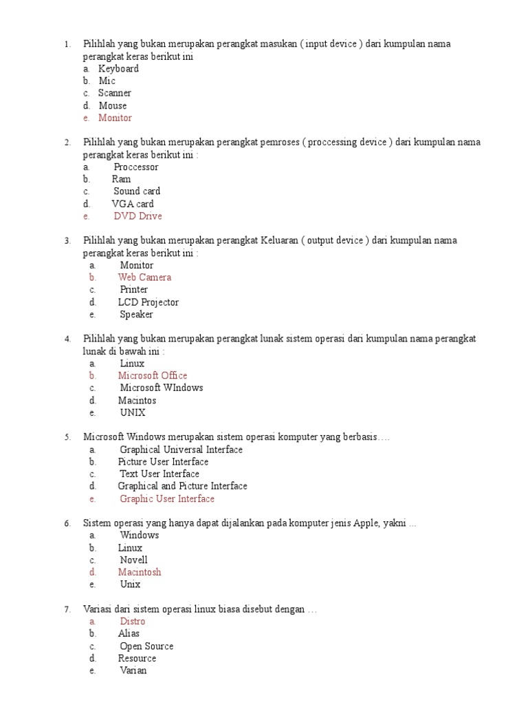 Yang Bukan Merupakan Perangkat Masukan Input Device Gysna Official