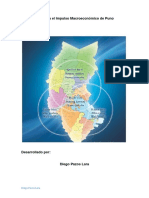 Plan para El Desarrollo Macroeconomico de Puno