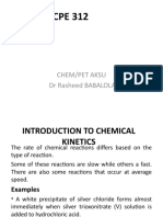 Introduction To Chemical Kinetics