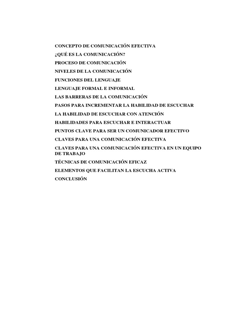 Claves para una Comunicación Efectiva | PDF | Comunicación | Empatía