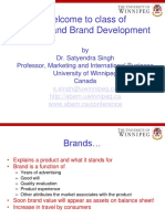 Welcome To Class of Brands and Brand Development