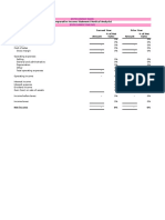 Income Statement - Comparative