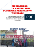 Profil Kelompok Asuhan Mandiri Turi Putih Desa Kebonagung