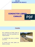CANALES EN ABASTECIMIENTO DE AGUAS