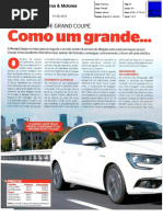 RENAULT MÉGANE GRAND COUPÉ NA "CARROS & MOTORES"