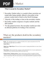 What Is Meant by Secondary Market?