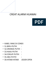 Creat Alarm Huawai
