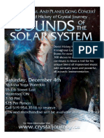 December 4 David Hickey of Crystal Journey Sounds of The Solar System