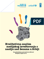 Kvantitativna Analiza Medijskih Sadžaja o Nasilju Nad Ženama PDF