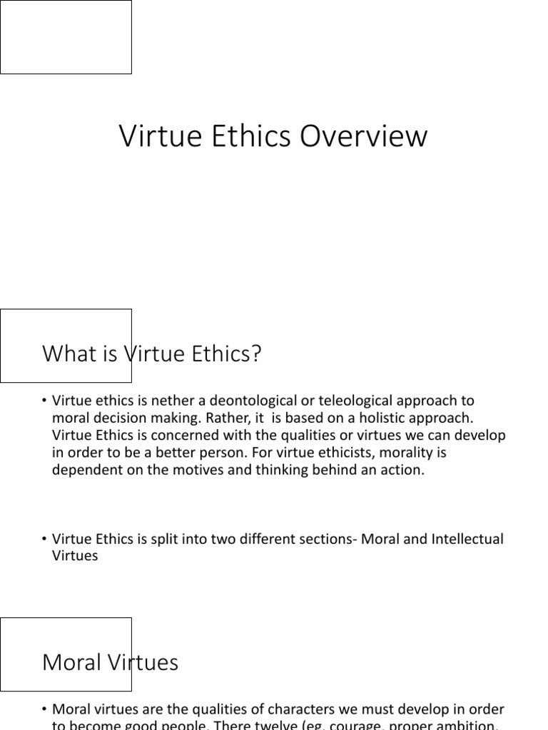 Virtue Ethics Pdf Virtue Ethics Ethical Theories