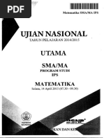 Naskah Soal Un Matematika Ips Sma 2015 Paket 1 Pdf