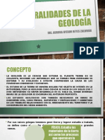 Generalidades de La Geología