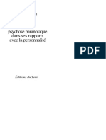 Lacan PhD thesis DE LA PSYCHOSE PARANOIAQUE DANS SES RAPPORTS AVEC LA PERSONNALITE - BIBLIO LACAN (353 pages - 6,7 mo).pdf