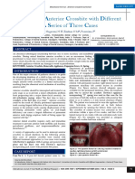Correction of Anterior Crossbite With Different Approaches - A Series of Three Cases