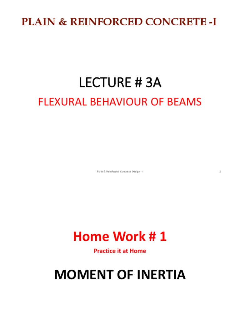Elastic Stage of Beam Flexural Behavior | PDF | Bending | Beam (Structure)