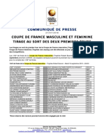 Tirage du premier tour de la Coupe de France