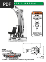 TuffStuff Six-Pak Functional Trainer (SPT-6X) Owner's Manual