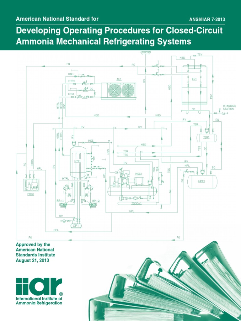 Developing Operating Procedures For Closed Circuit Ammonia Mechanical