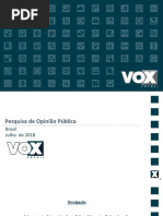 Vox Populi - Rejeição Temer - Divulgação 27/07