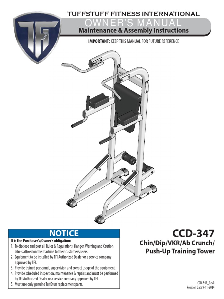 Evolution Chin / Dip / VKR / Ab Crunch / Push-Up Stand (CCD-347