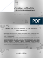 Pengaplikasian Matematika Dalam Industri Penerbangan