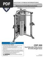 Evolution Dual Adjustable Pulley System (CDP-300) Owner's Manual