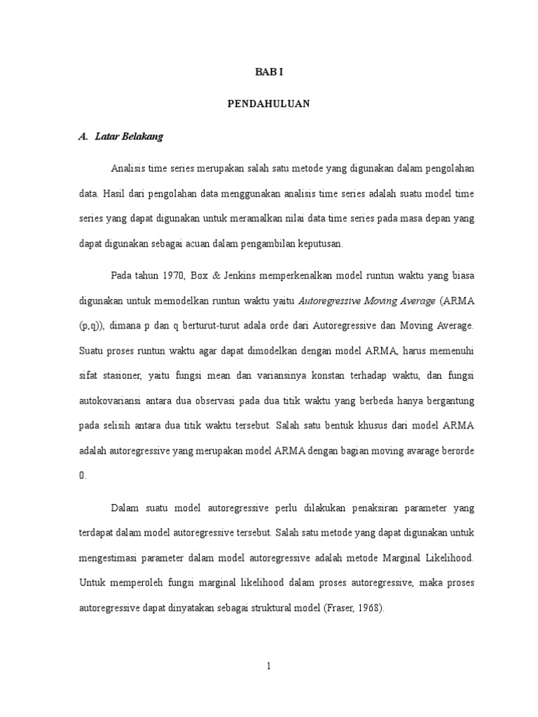 Makalah Analisis Time Series