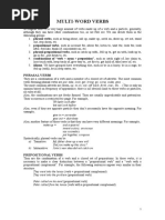 Multiword Verbs