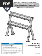 TuffStuff Evolution Dumbbell / Kettlebell Rack (CDR-300) Owner's Manual