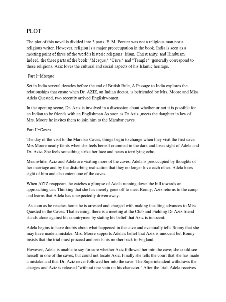 A Passage To India | PDF | Novels