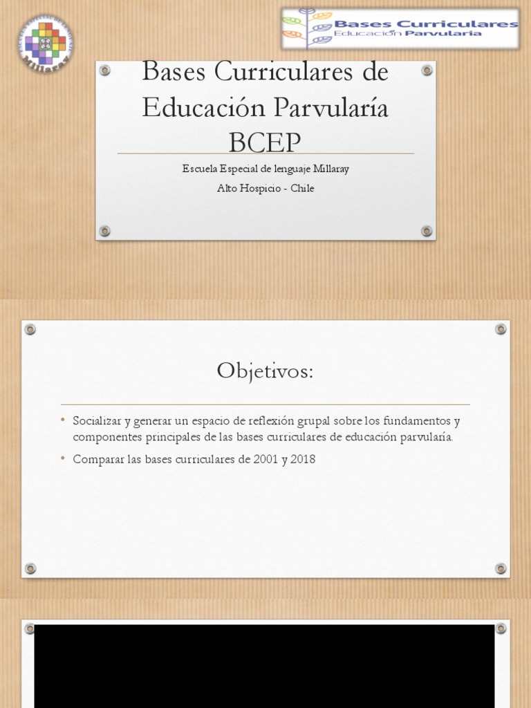 Comparativa BCEP 2001 y 2018 | PDF | Educación de la primera infancia ...