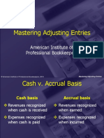 Mastering Adjusting Entries: American Institute of Professional Bookkeepers
