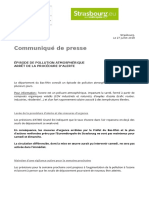 Episode de pollution atmosphérique, arrêt de la procèdure d'alerte