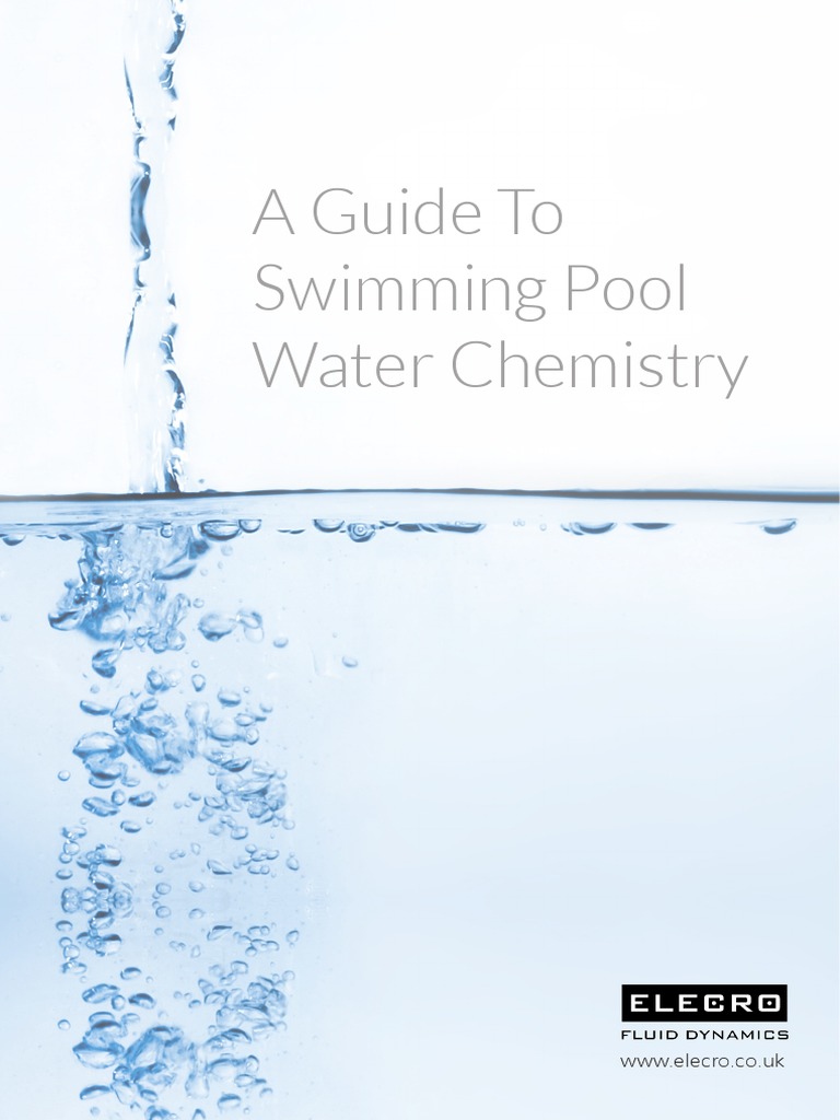 Guide To Swimming Pool Water Chemistry PDF Chlorine Ph