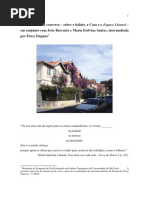Con_viver Uma Conversa – Sobre o Hábito a Casa e o Espaço Llansol