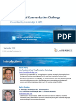 Solving the Global Communication Challenge