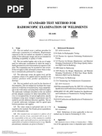 Standard Test Method For Radioscopic Examination of Weldments