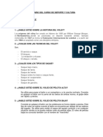 Balotario Del Curso de Deporte y Cultura - Docx2018 Voley