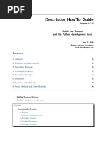 Descriptor Howto Guide: Guido Van Rossum and The Python Development Team