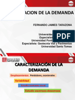 Diapositivas Transporte Urbano Clase 6 Caracterizacion de La Demanda