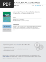 Achieving High-Performance Federal Facilities Strategies