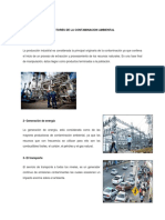 Factores de La Contaminacion Ambiental