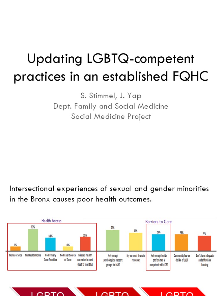 Enhancing LGBTQ Care in FQHCs | PDF | Electronic Health Record | Lgbt